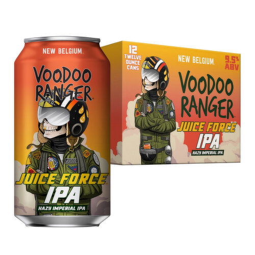 New Belgium Voodoo Ranger Juice Force Hazy Imperial IPA Cans (12-pack)