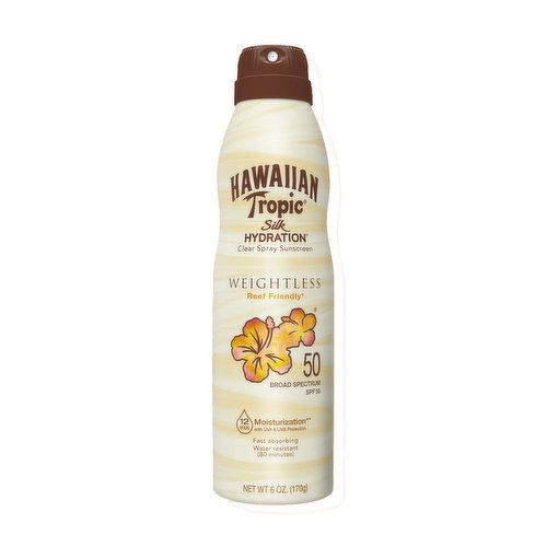 Hawaiian Tropic Silk Hydration Weightless Continuous Spray SPF 50