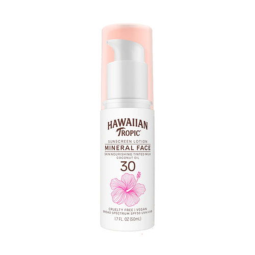 Hawaiian Tropic Mineral Skin Nourishing Milk for Face SPF 30