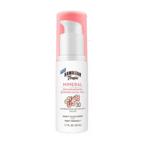Hawaiian Tropic Mineral Skin Nourishing Milk for Face SPF 30