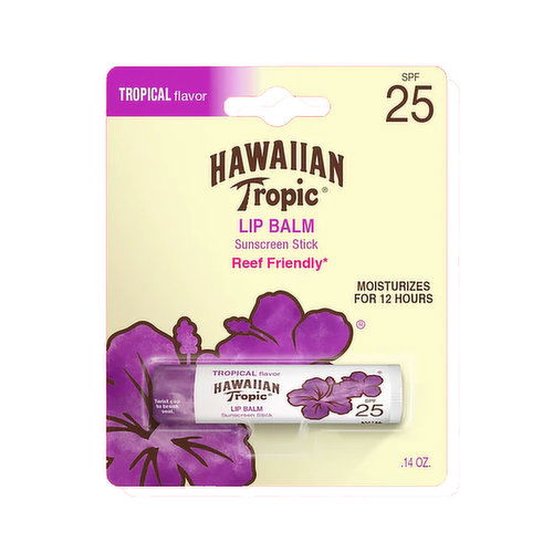 Hawaiian Tropic Tropical Lip Balm SPF 25 Reef Safe