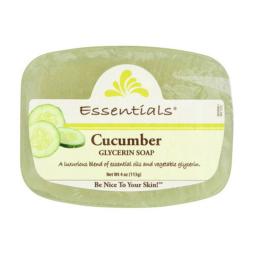Clearly Natural Glycerine Bar Soap Cucumber