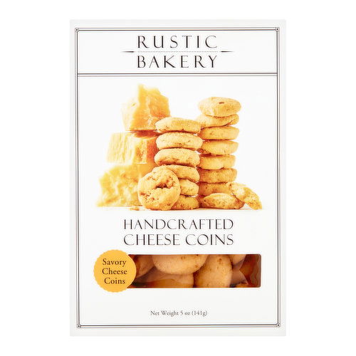 Rustic Bakery Cheese Coins Spicy 3 Cheese