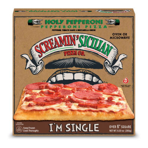 Screamin Sicilian Holy Pepperoni Personal Pizza