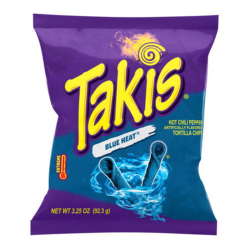 Takis Blue Heat Hot Chili Pepper Tortilla Chips