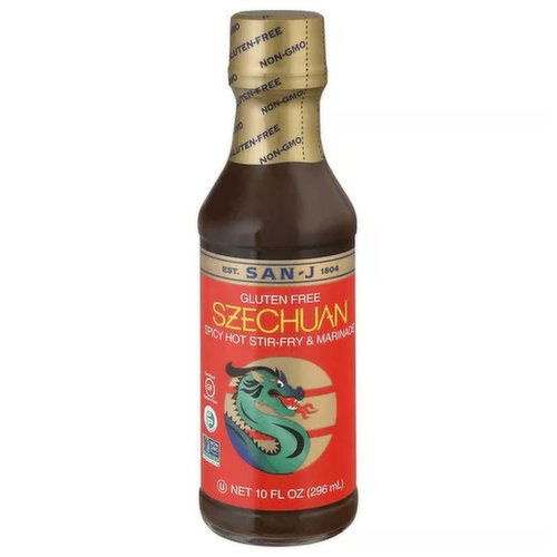 San-J Szechuan Sauce, Hot & Spicy