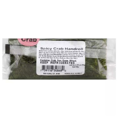 Spicy Crab Furikake Handroll