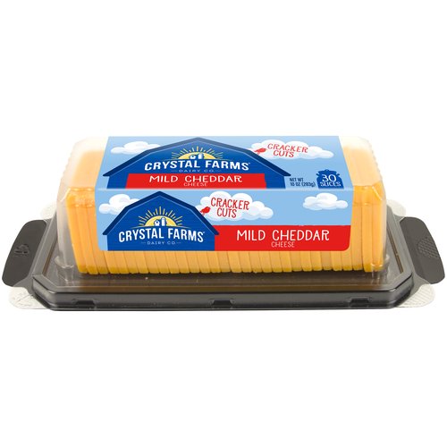 Crystal Farms Mild Cheddar Cracker Cuts 