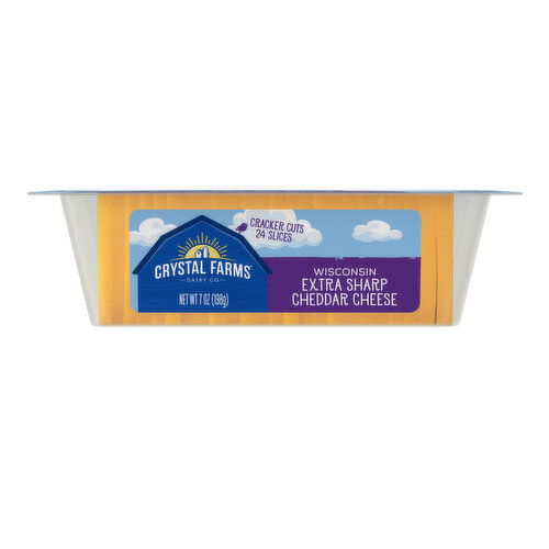 Crystal Farms Extra Sharp Cheddar Cracker Cuts