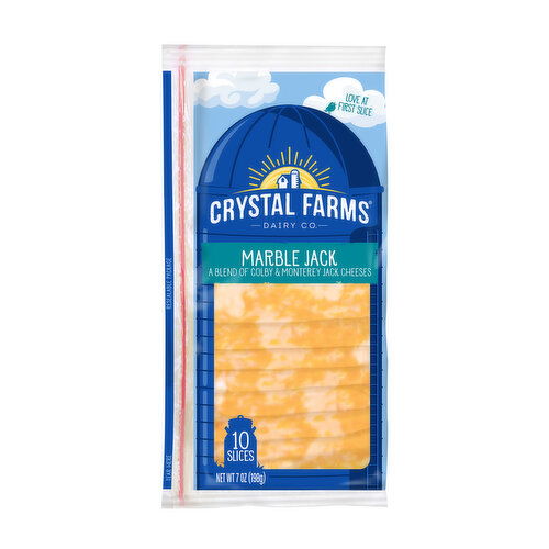 Crystal Farms Marble Jack Sliced