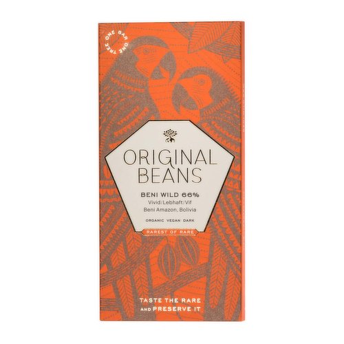 Original Beans Beni Wild 66% Dark Chocolate