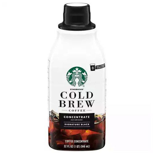 Starbucks Coffee Cold Brew, Black Medium Roast