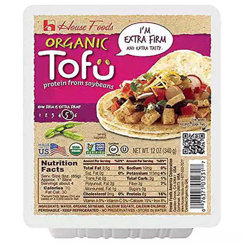 House Foods Organic Tofu, Extra Firm