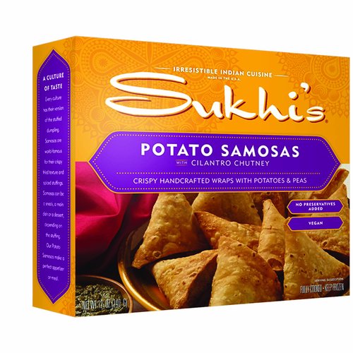 Sukhi's Samosas, Potato & Peas