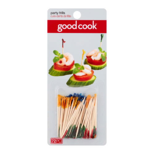 GoodCook Party Picks Frill 72ct