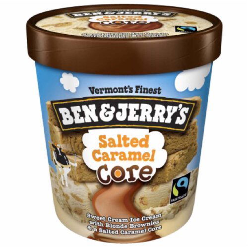 Ben & Jerry Ice Cream, Salted Caramel Core