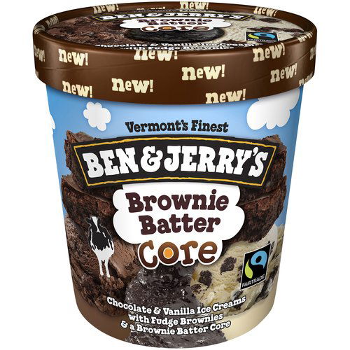 Ben & Jerry's Ice Cream, Brownie Batter Core