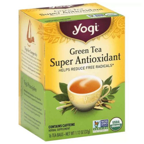 Yogi Tea, Green Tea, Super Antioxidant
