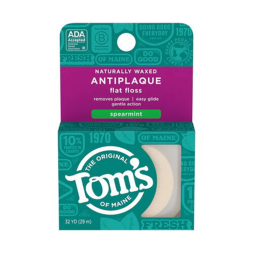 Tom's of Maine Antiplaque Floss, Spearmint