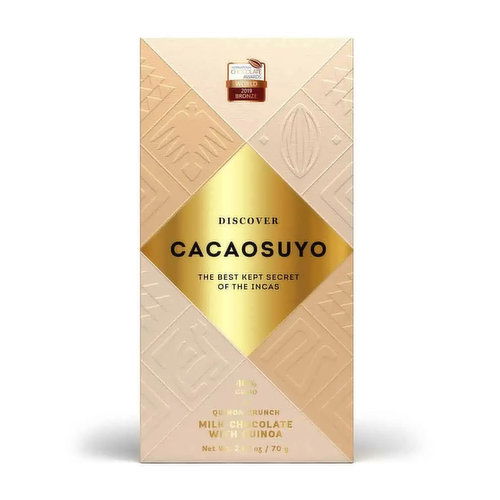 Cacaosuyo Piura Milk Chocolate with Crunchy Quinoa