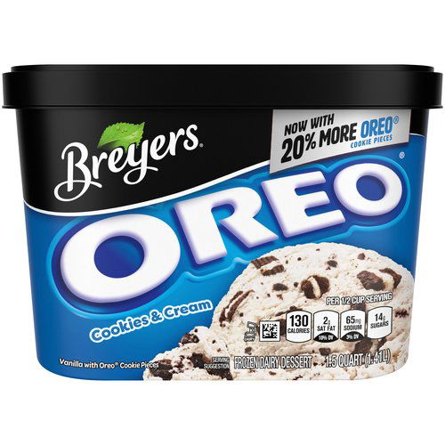 Breyers Ice Cream, Oreo Cookies & Cream