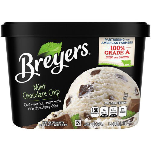 Breyers Original Ice Cream, Mint Chocolate Chip