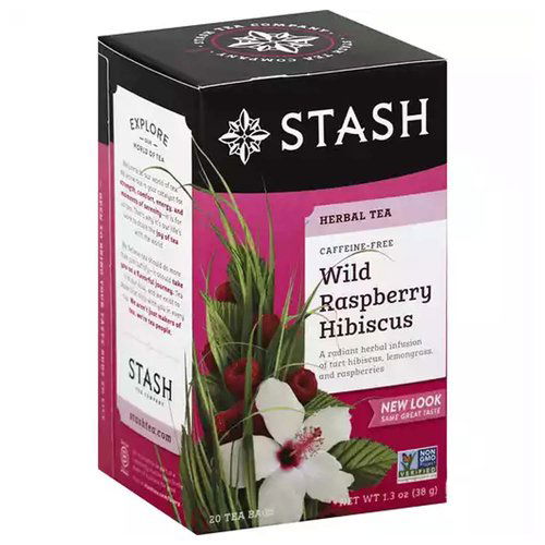 Stash Wild Raspberry Hibiscus Herbal Tea