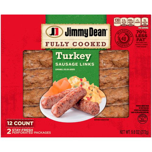 Jimmy Dean Fully Cooked Turkey Sausage Links