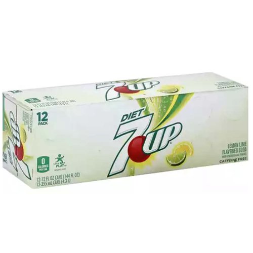 Diet 7-Up, Cans (Pack of 12)