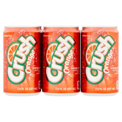 Crush Orange Mini, Cans (Pack of 6)