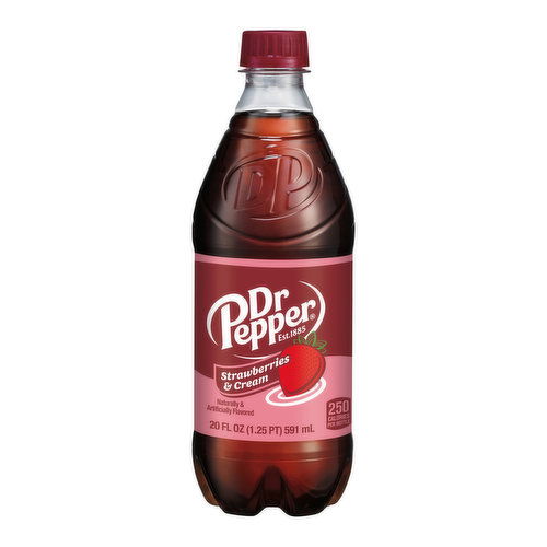 Dr Pepper Strawberries and Cream Soda