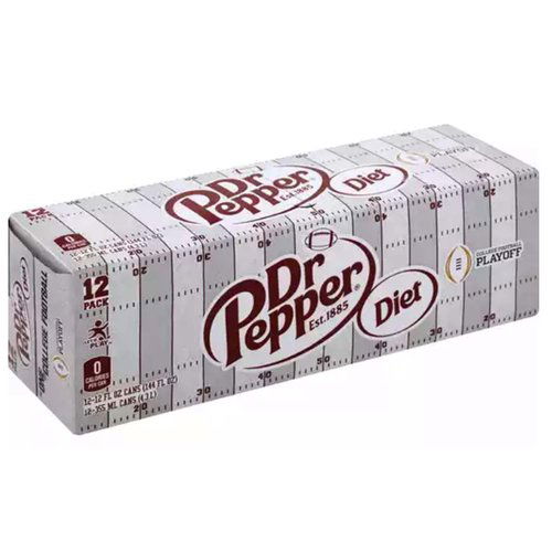 Diet Dr. Pepper, Cans (Pack of 12)