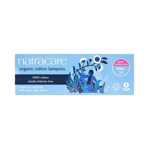 Natracare Non Applicator Tampons Super Plus