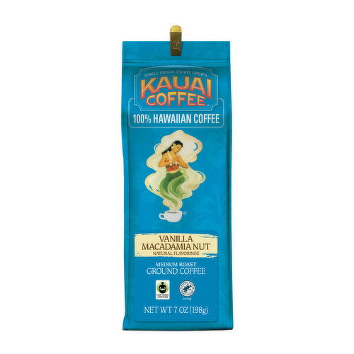 Kauai Coffee Vanilla Macadamia Nut Ground Coffee