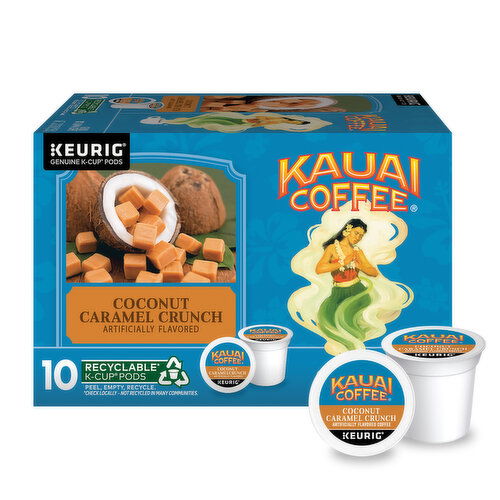 Kauai Coffee Coconut Caramel Crunch Coffee Pods