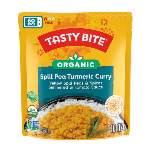 Tasty Bite Organic Split Pea Turmeric Curry