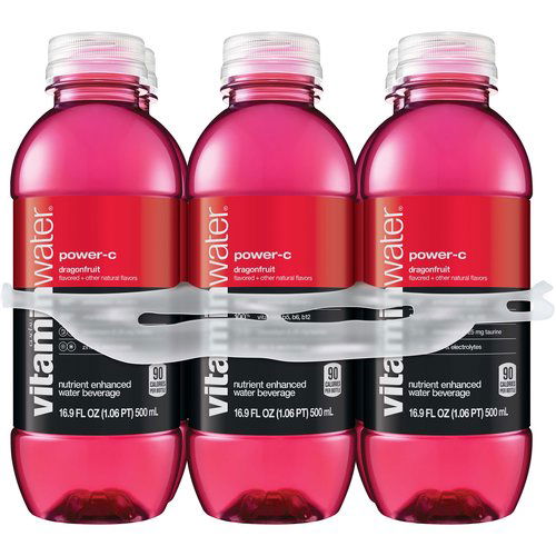 Glaceau Vitaminwater Power-C Dragonfruit, Bottles (Pack of 6)