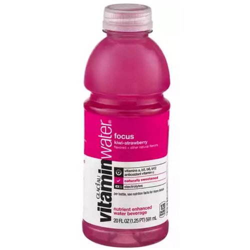 Glaceau Vitaminwater, Focus