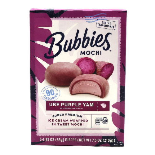 Bubbies Mochi Ice Cream Ube
