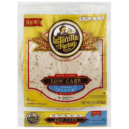 La Tortilla Low Carb Traditional Flour Tortilla