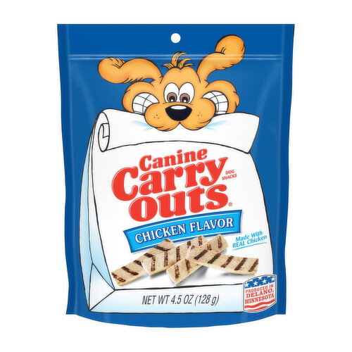 Canine Carry Outs Chicken Flavor Dog Snacks