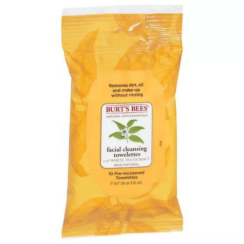 Burt's Bees White Tea Facial Towelettes