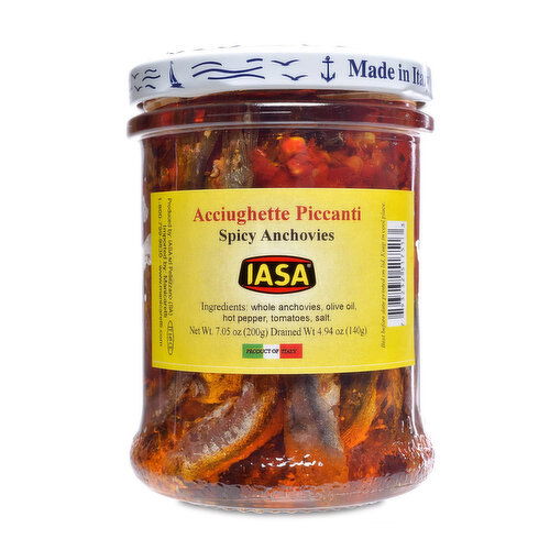 Iasa Spicy Anchovies in Olive Oil