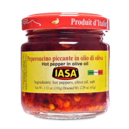 Iasa Hot Crushed Pepper in Olive Oil