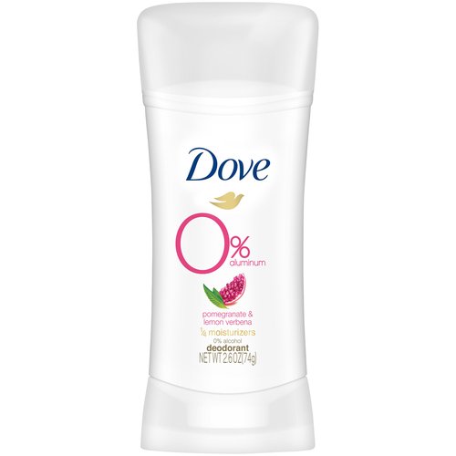 Dove 0% Aluminum Deodorant, Pomegranate & Lemon Verbena