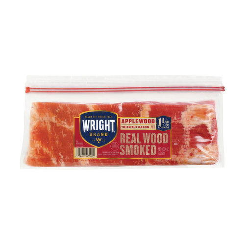 Wright Brand Thick Cut Applewood Bacon