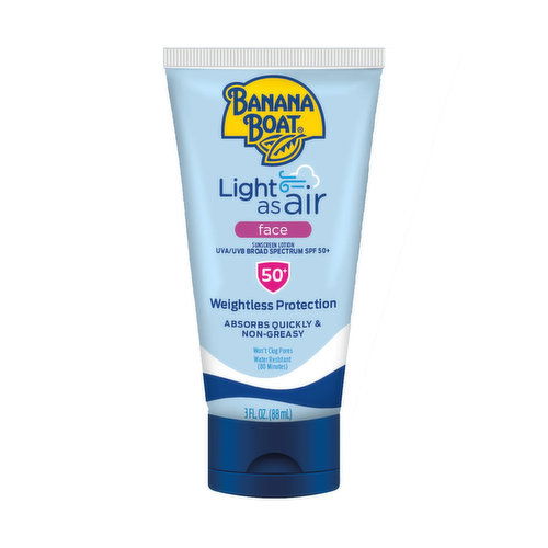 Banana Boat Light As Air Face Lotion SPF 50