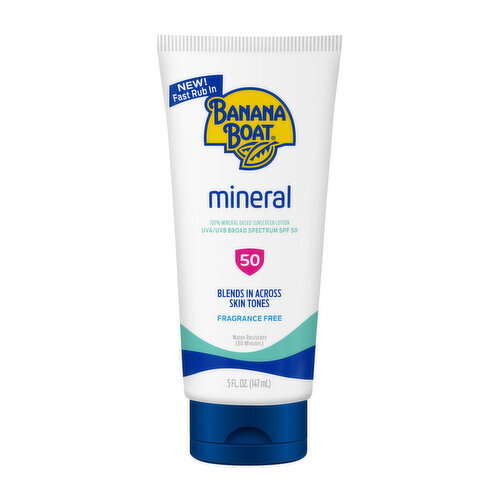 Banana Boat Mineral Lotion, SPF 50
