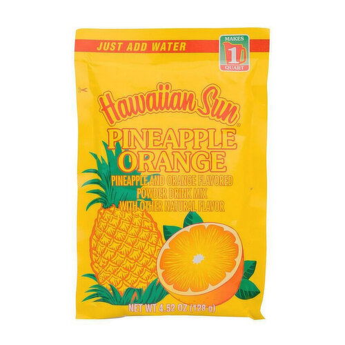 Hawaiian Sun Powder Mix, Pineapple Orange