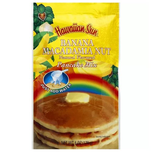 Hawaiian Sun Pancake Mix, Banana Macadamia Nut